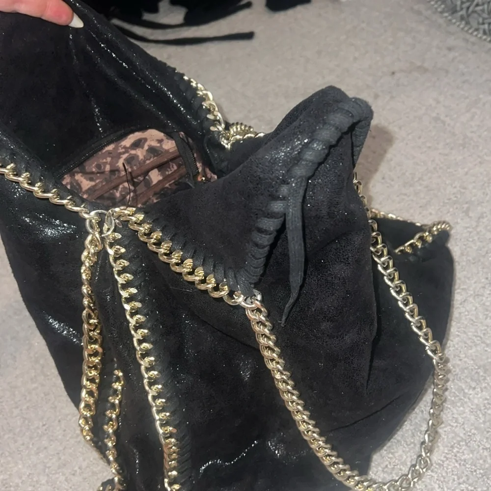 Boutique gold chain shoulder bag - Picture 5 of 6